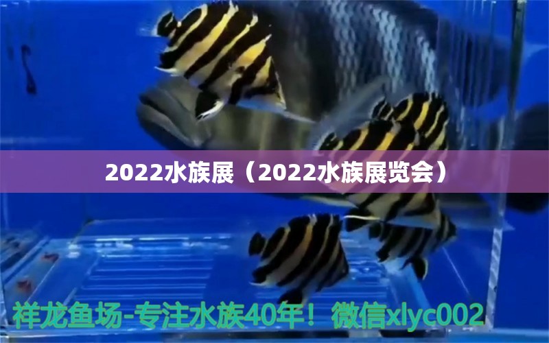 2022水族展（2022水族展览会）