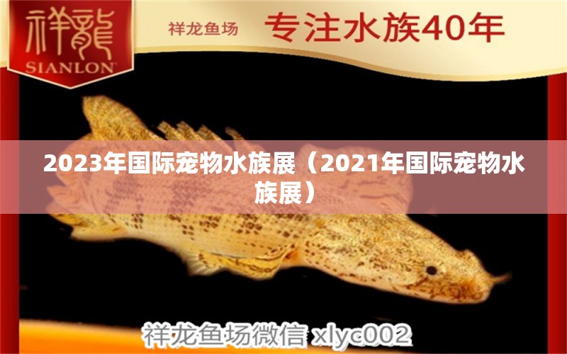 2023年国际宠物水族展（2021年国际宠物水族展）