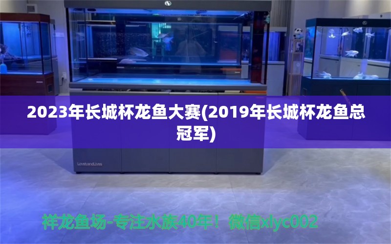 2023年长城杯龙鱼大赛(2019年长城杯龙鱼总冠军)