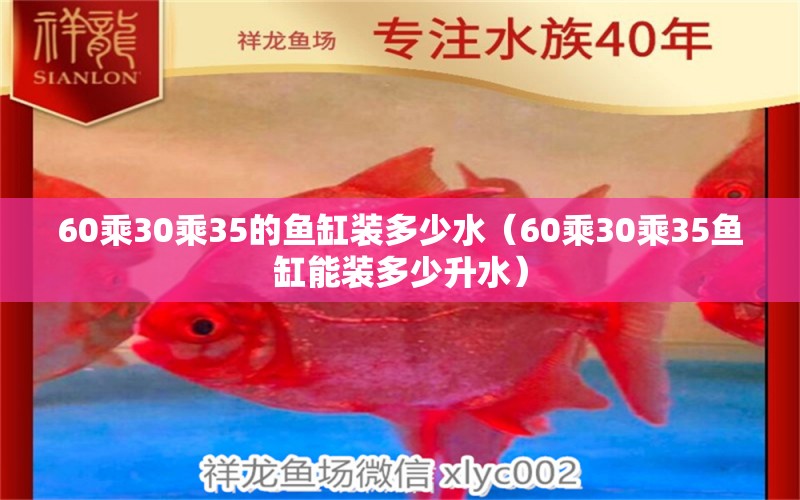 60乘30乘35的鱼缸装多少水（60乘30乘35鱼缸能装多少升水）