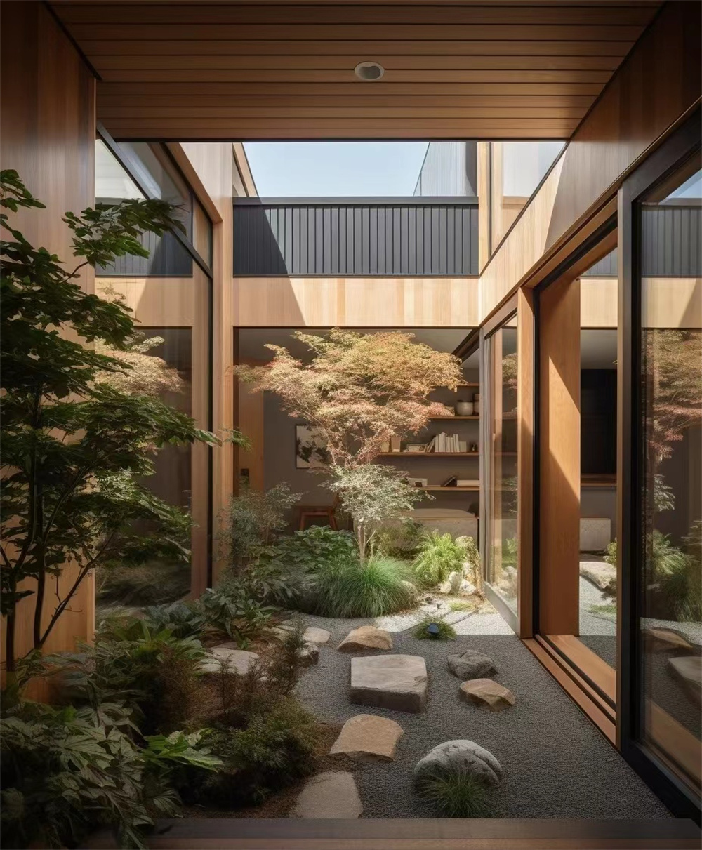 日本枯山水园林中包含植物吗（枯山水材质） 广州景观设计