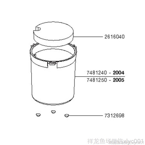 德国伊罕EHEIM精巧桶配件（20042005） 伊罕水族 第2张