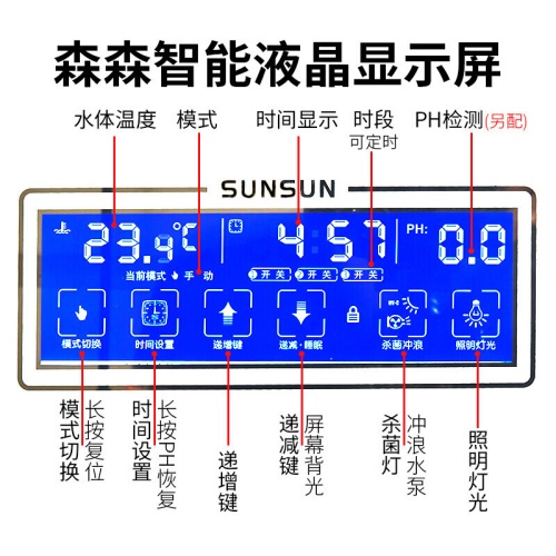 （免费入户安装破损包赔）全新升级森森超白鱼缸大型鱼缸水族箱中型生态鱼缸底滤金鱼缸 鱼缸/水族箱 第4张