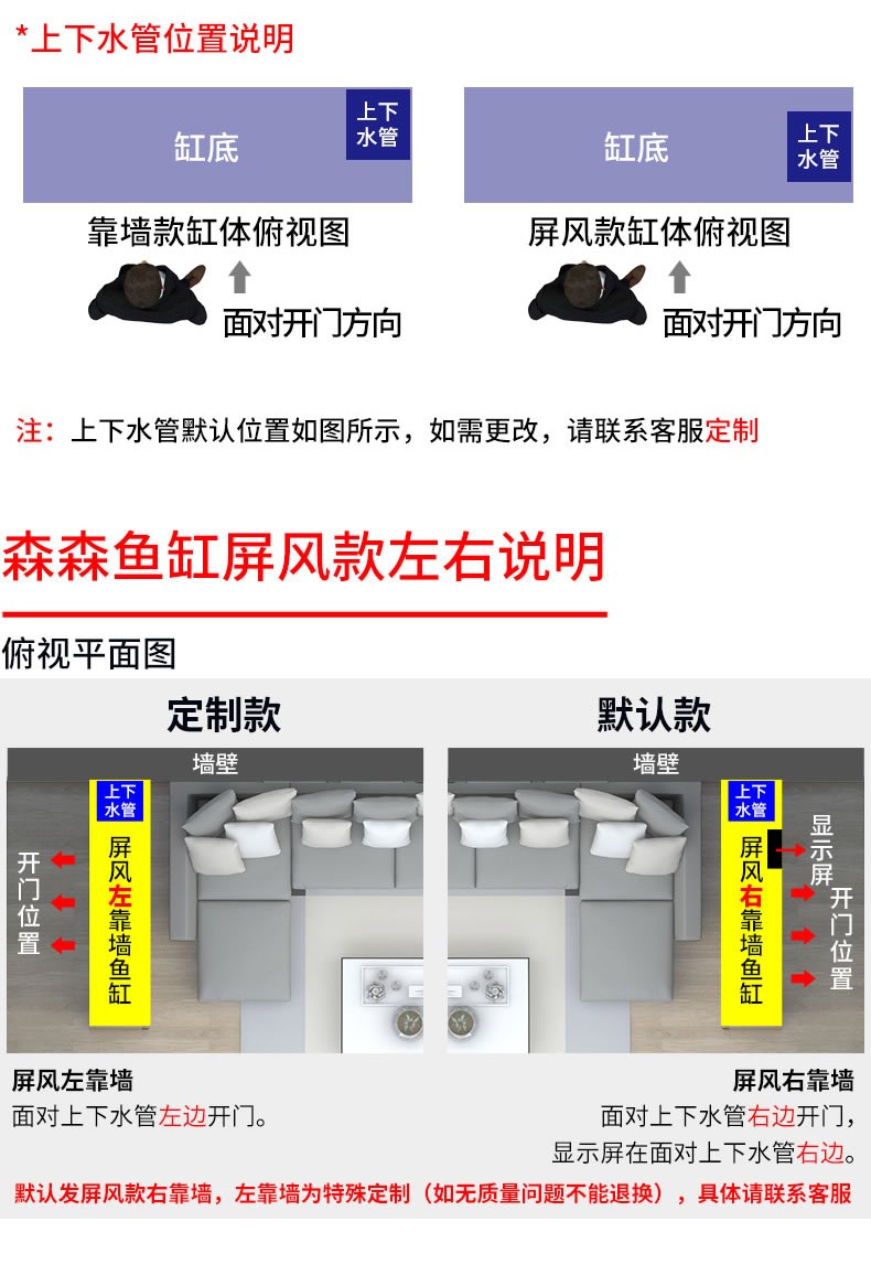 （免费入户安装破损包赔）全新升级森森超白鱼缸大型鱼缸水族箱中型生态鱼缸底滤金鱼缸 鱼缸/水族箱 第51张