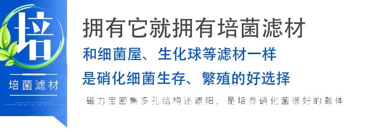 魔幻磁力宝滤材鱼缸硝化细菌屋过滤材料上滤底滤侧滤鱼缸过滤材料 硝化细菌 第19张