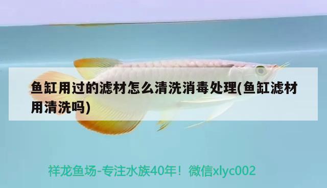 鱼缸用过的滤材怎么清洗消毒处理(鱼缸滤材用清洗吗) 水族世界