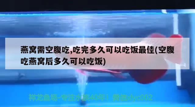 燕窝需空腹吃,吃完多久可以吃饭最佳(空腹吃燕窝后多久可以吃饭) 马来西亚燕窝