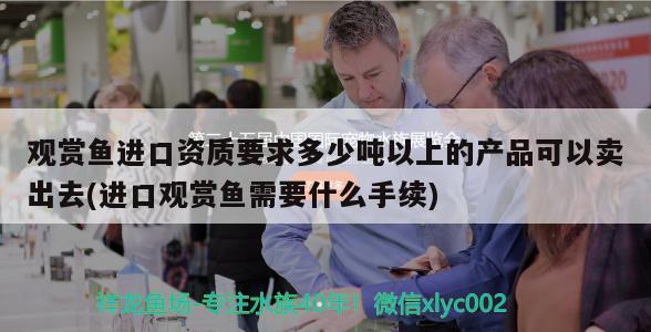 观赏鱼进口资质要求多少吨以上的产品可以卖出去(进口观赏鱼需要什么手续)