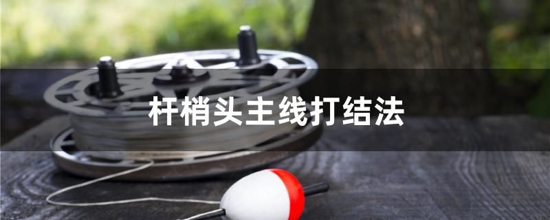 杆梢头主线打结法 冲氧泵