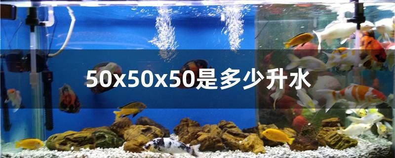 50x50x50是多少升水