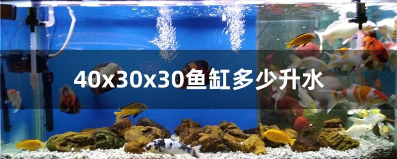 40x30x30鱼缸多少升水