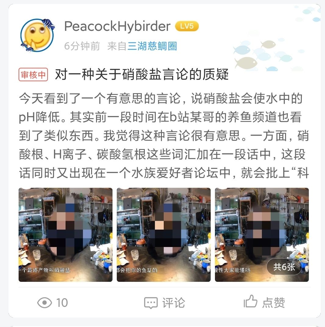 大佬们，你们发长文也要审核吗 观赏鱼论坛