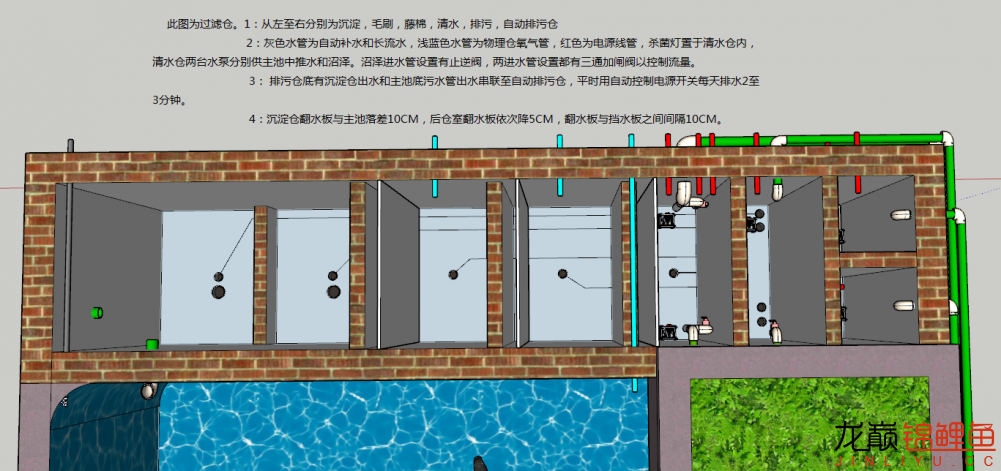 28吨小池设想图 观赏鱼论坛 第3张