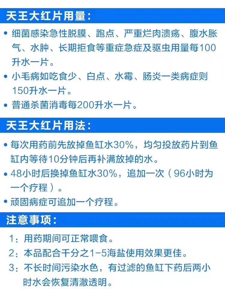 天王大红片，细菌克星 观赏鱼论坛 第6张