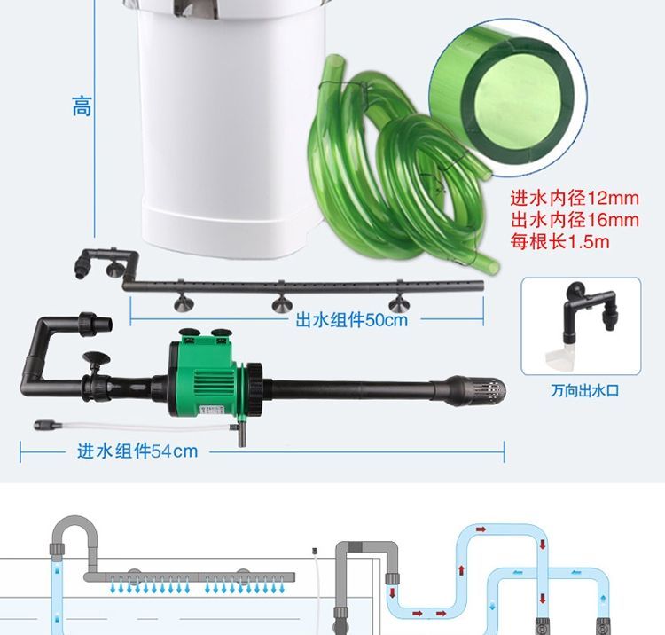 森森过滤器803改造 森森鱼缸