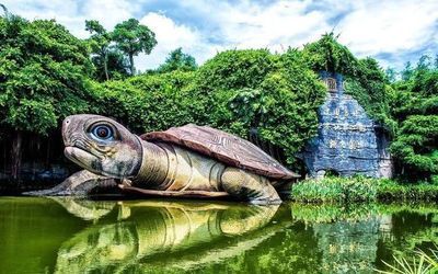 广东湛江龙鱼之谜：广东湛江湖光岩之谜 龙鱼百科 第1张