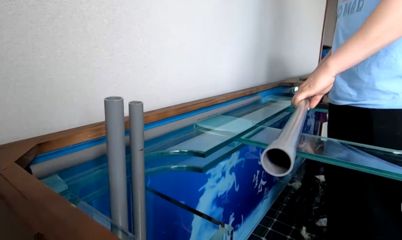 龙鱼缸制作过程视频：自制龙鱼缸制作过程 龙鱼百科 第3张