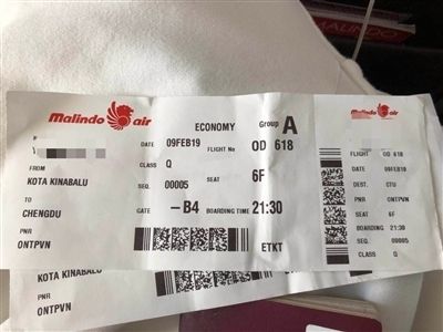 马印OD613：马印航空od613航班从广州飞往吉隆坡的定期航班被取消 马印水族 第3张
