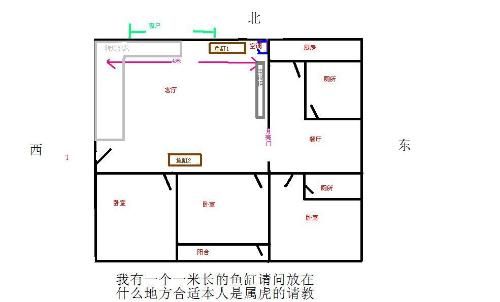 东南朝向的房子鱼缸适合哪个位置：东南朝向房子的鱼缸摆放位置最适合放在靠近南墙的位置 鱼缸百科 第4张