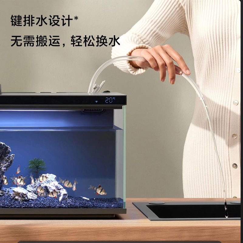 玻璃鱼缸排水设计：玻璃鱼缸排水设计原理鱼缸排水设计注意事项 鱼缸 第4张