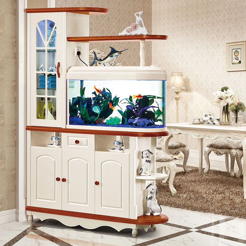白色家具配什么颜色鱼缸柜：白色家具搭配鱼缸底柜的技巧 鱼缸 第2张
