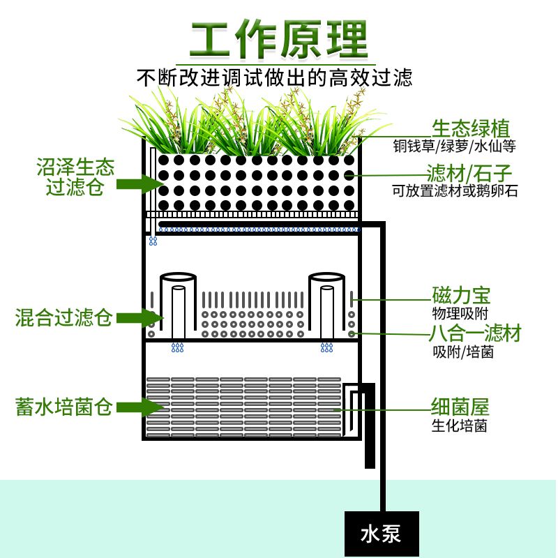 不花钱的鱼缸滤材：鱼缸滤材的种类及牌子推荐 鱼缸百科 第1张