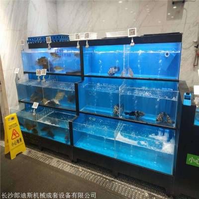 超市鱼缸金屹：威海金屹海鲜池制冷机一体海鲜缸贝类池商用饭店酒店超市水产卖鱼鱼缸 鱼缸百科 第3张