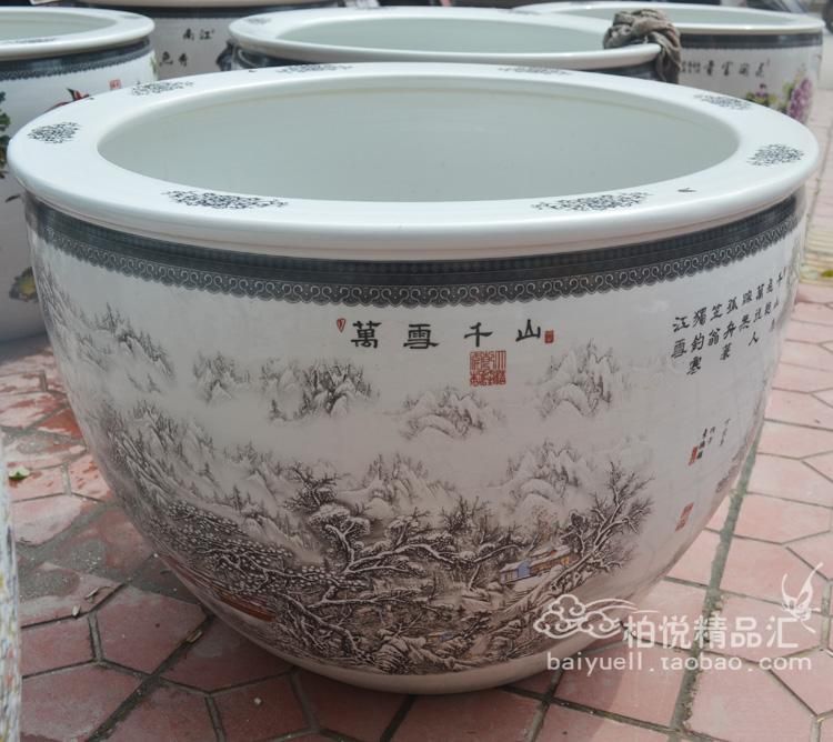 大型陶瓷鱼缸：大型陶瓷鱼缸的价格和款式 鱼缸 第3张