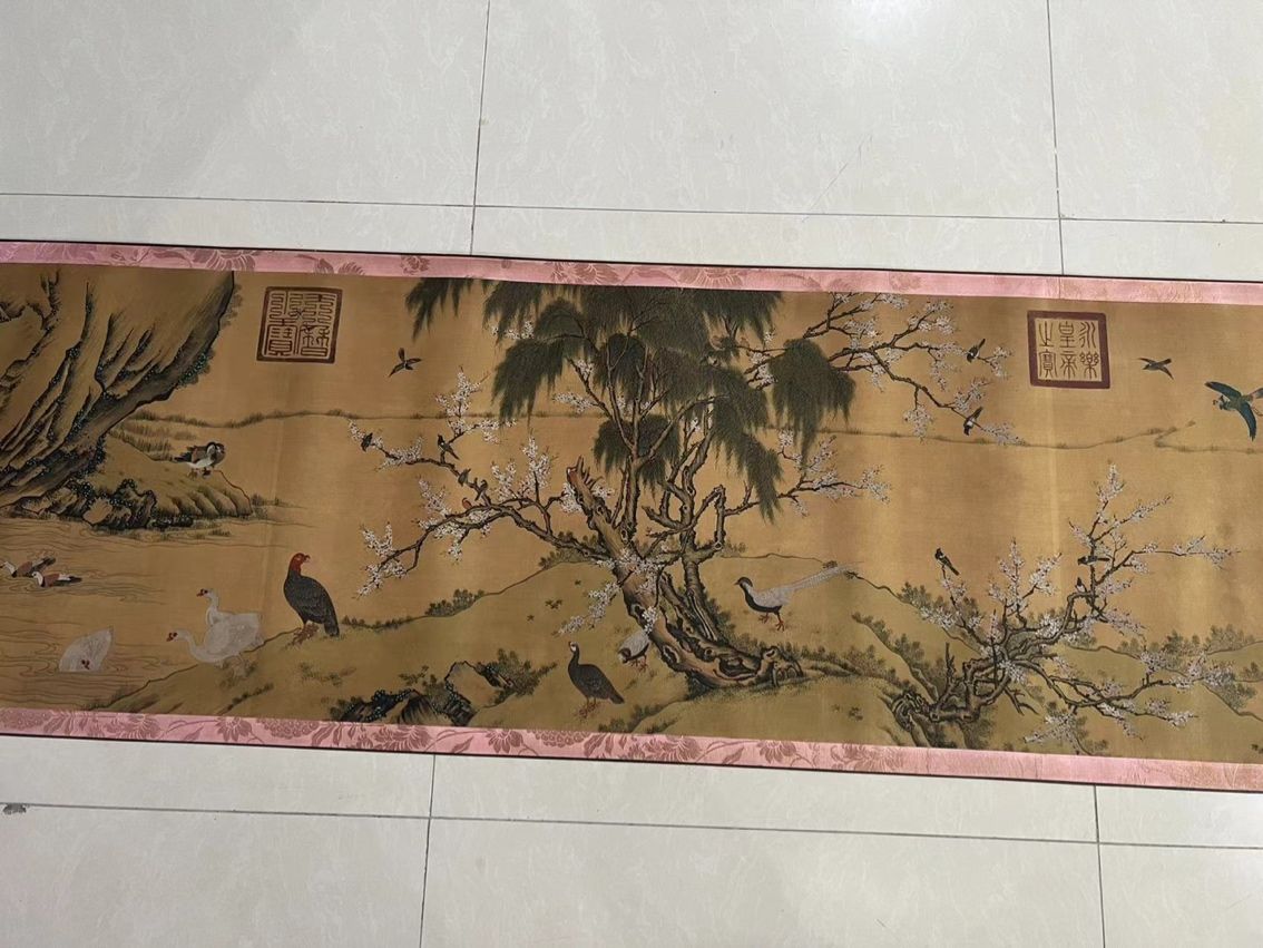 宋微宗百鸟朝凤老字画：宋微宗朝凤老字画宋微宗百鸟朝凤老字画 观赏鱼论坛 第5张