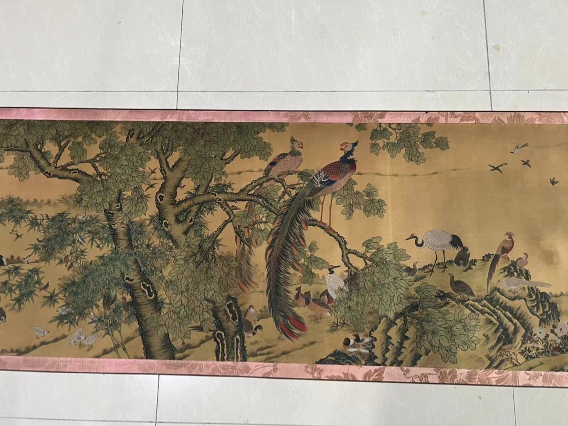 宋微宗百鸟朝凤老字画：宋微宗朝凤老字画宋微宗百鸟朝凤老字画 观赏鱼论坛 第7张