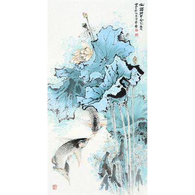 青岛画金龙鱼的画家有哪些：青岛画金龙鱼的画家 龙鱼百科 第2张