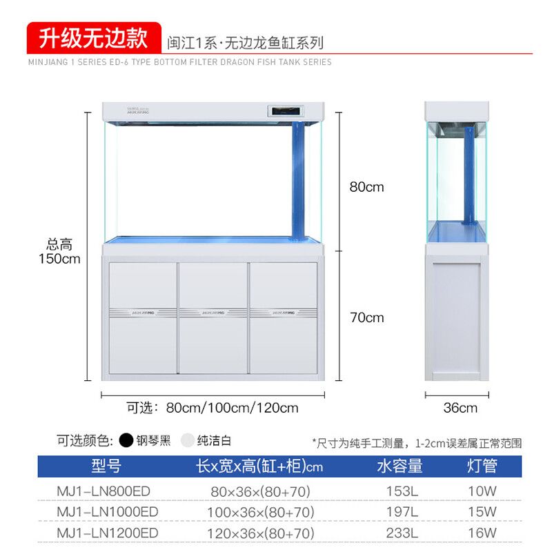 底滤鱼缸的尺寸可以根据个人需求和选择合适的底滤鱼缸：如何选择底滤鱼缸 鱼缸百科 第3张