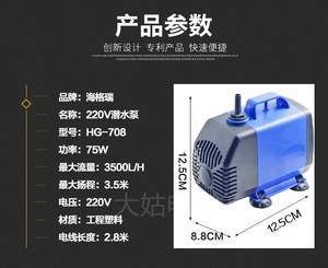 海格瑞水泵（海格瑞微型水泵使用效果） 祥龙水族滤材/器材 第2张