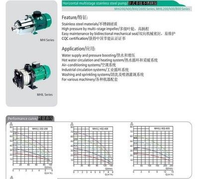 德国威乐水泵型号参数（德国威乐(wilo)水泵型号及其参数）