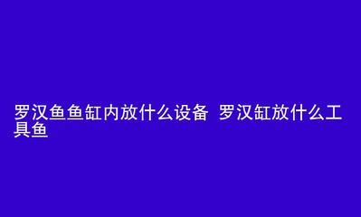 观赏鱼罗汉怎样养（养罗汉鱼需要考虑以下几个关键因素，您可以有效地饲养罗汉鱼）