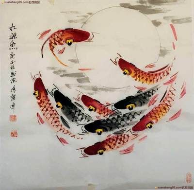 画龙鱼的画家有哪些名字（中国画鱼名家介绍(中国国画鱼名家介绍） 龙鱼百科 第2张