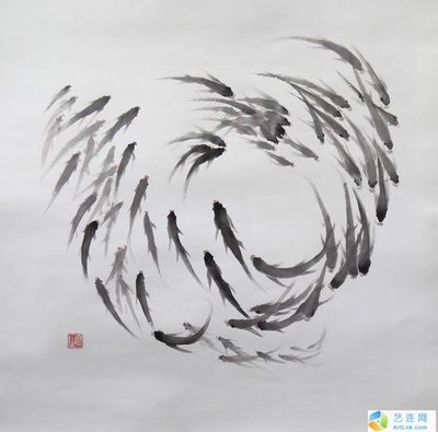 画龙鱼的画家有哪些名字（中国画鱼名家介绍(中国国画鱼名家介绍） 龙鱼百科 第5张