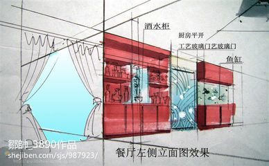 鱼缸装饰效果图大全2014图片欣赏（鱼缸装饰效果图手绘） 鱼缸风水 第7张