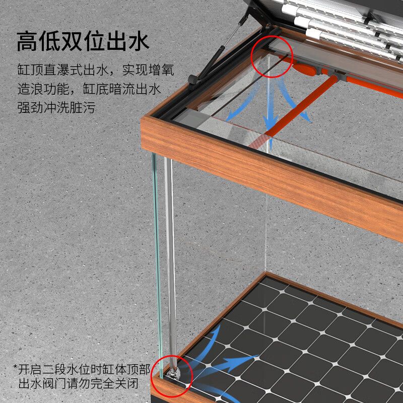 龙鱼缸水位的适宜范围（养龙鱼时鱼缸的水位控制在30到50厘米之间最为合适） 龙鱼百科 第5张