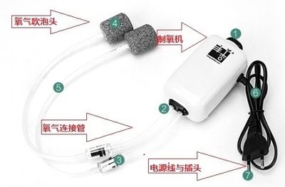 鱼缸氧气泵安装示意图（鱼缸氧气泵安装步骤） 鱼缸百科 第4张