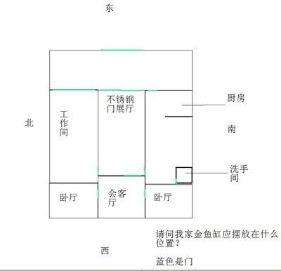 办公室放鱼缸最佳位置图（办公室鱼缸风水布局技巧） 龙鱼百科 第6张