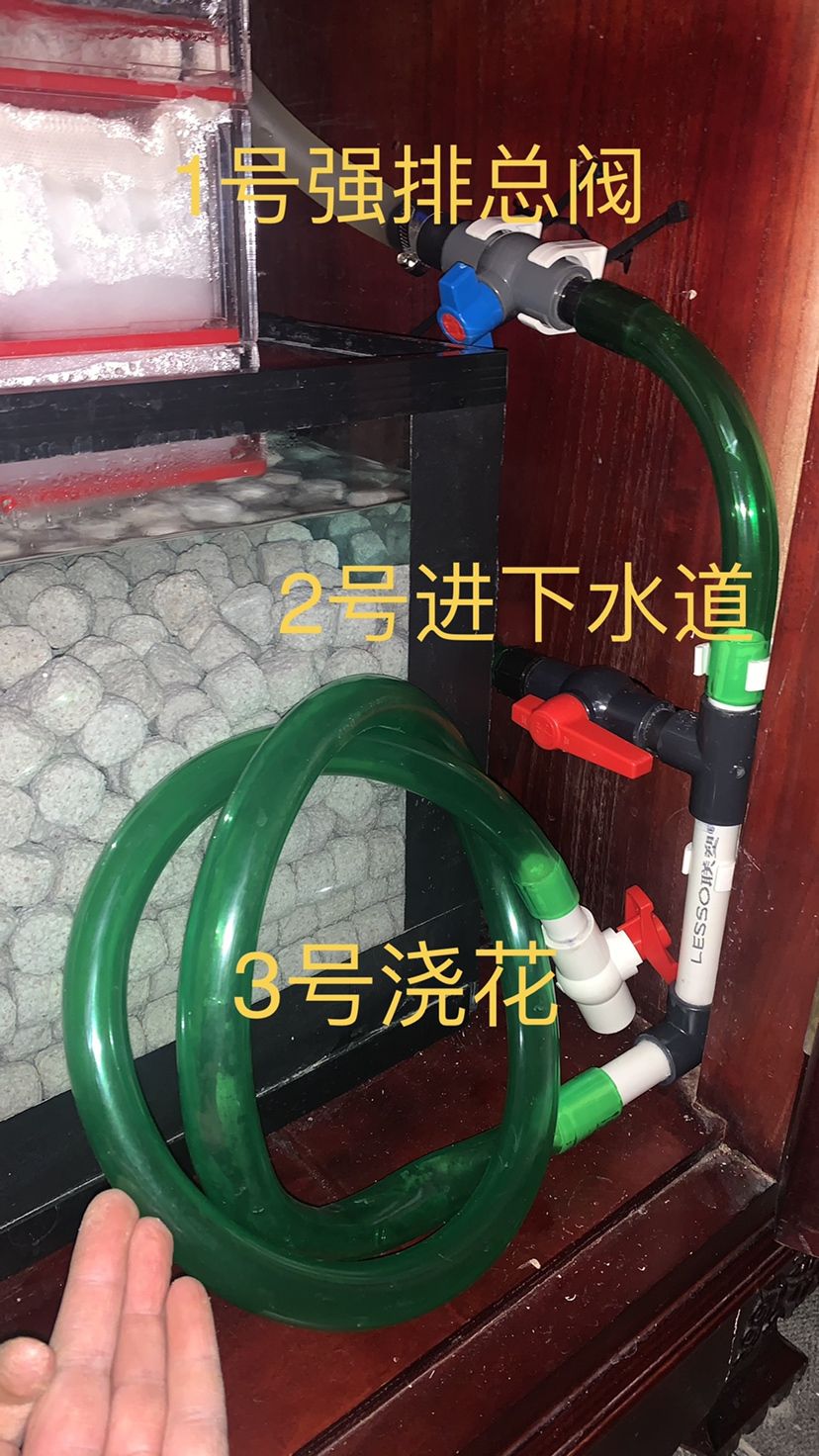 改造鱼缸下水实现废水利用