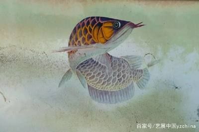 龙鱼绘画作品，蓝健康龙鱼作品赏析 龙鱼百科 第2张