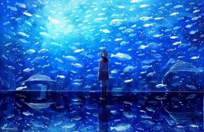 水族馆绘画素材（水族馆手绘教程：水下生物绘画技巧,海洋生物素描方法）