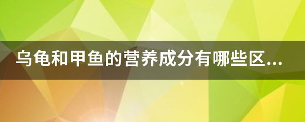 猪鼻龟的蛋和甲鱼的蛋的区别：猪鼻龟和甲鱼的区别