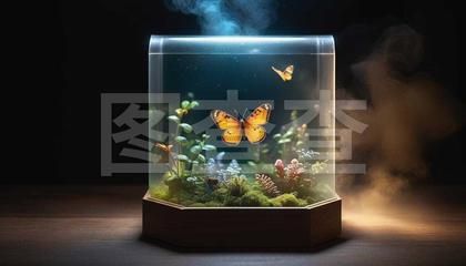 水墨字鱼缸背景图：水墨字鱼缸背景图详情 鱼缸百科 第2张