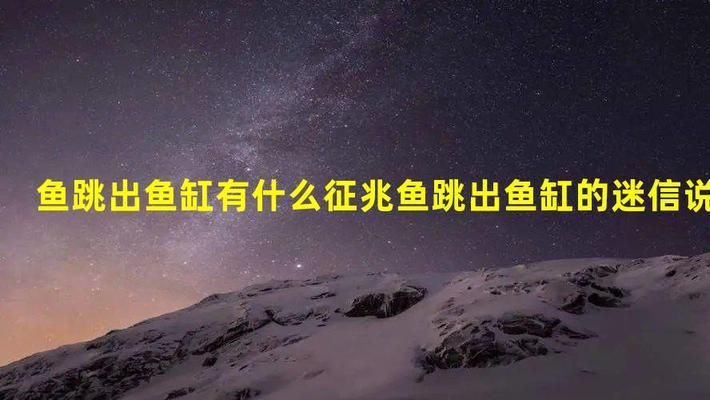 鱼缸里的鱼总往出蹦是咋回事？：为什么鱼缸里的鱼总往外蹦 鱼缸百科 第2张