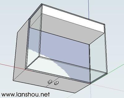 龙鱼缸设计图：现代龙鱼缸设计图 鱼缸百科 第4张