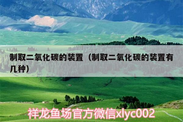 制取二氧化碳的装置（制取二氧化碳的装置有几种） 二氧化碳设备