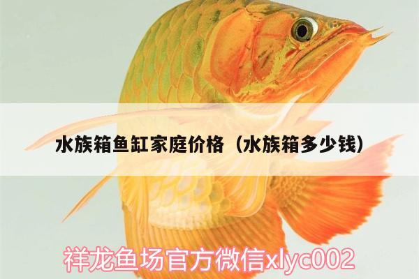 水族箱鱼缸家庭价格（水族箱多少钱） 鱼缸/水族箱 第1张